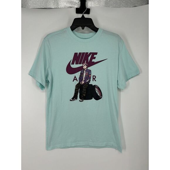 Nike Air Moto Anime‎ Graphic Streetwear Just Do It FD1332-346 Jade Green Medium - Picture 1 of 6